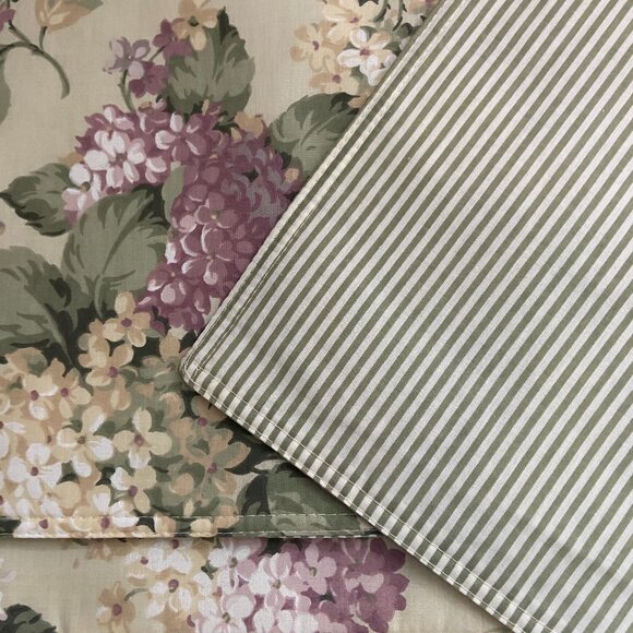 🏡🏡Martha Stewart Fabric Tablecloth Bundle 60 X 104 Oblong NWT Hydrangea - Picture 3 of 7